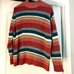 Multi Colored Striped Sweater
